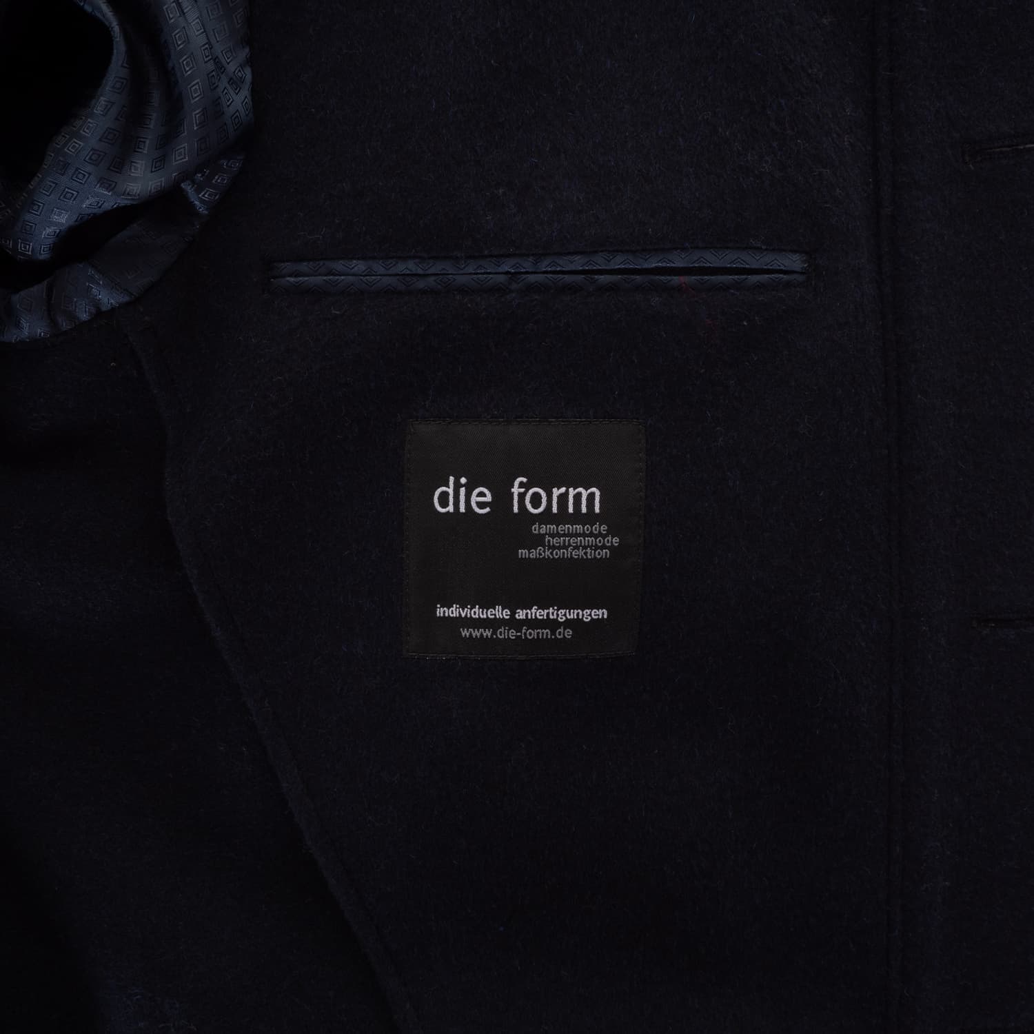 Overshirt Wolle Dunkelblau