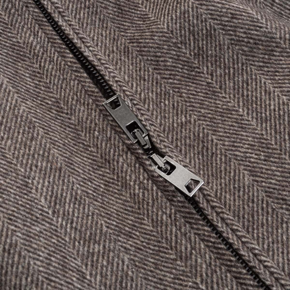 Blouson Fischgrät Braun
