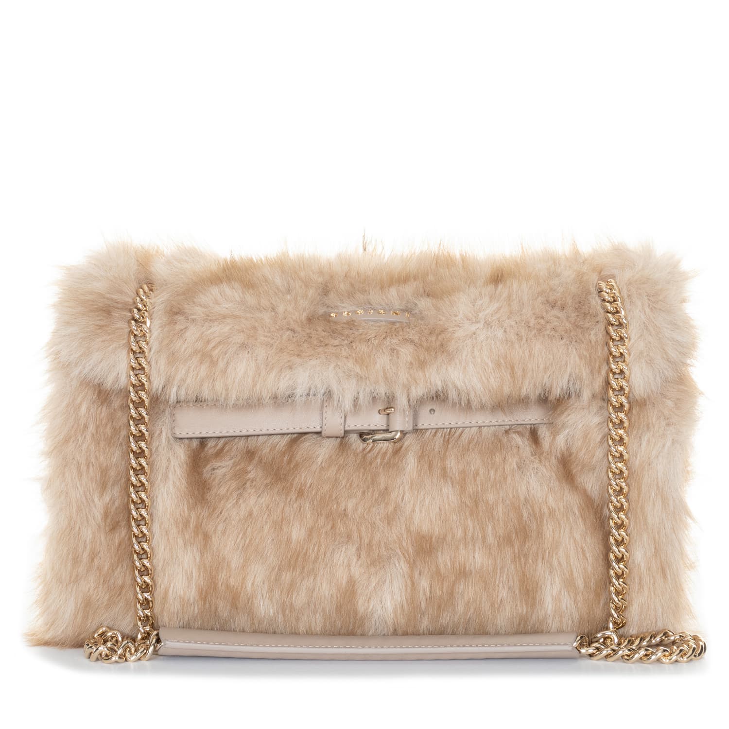 Schultertasche Venus Faux-Fur