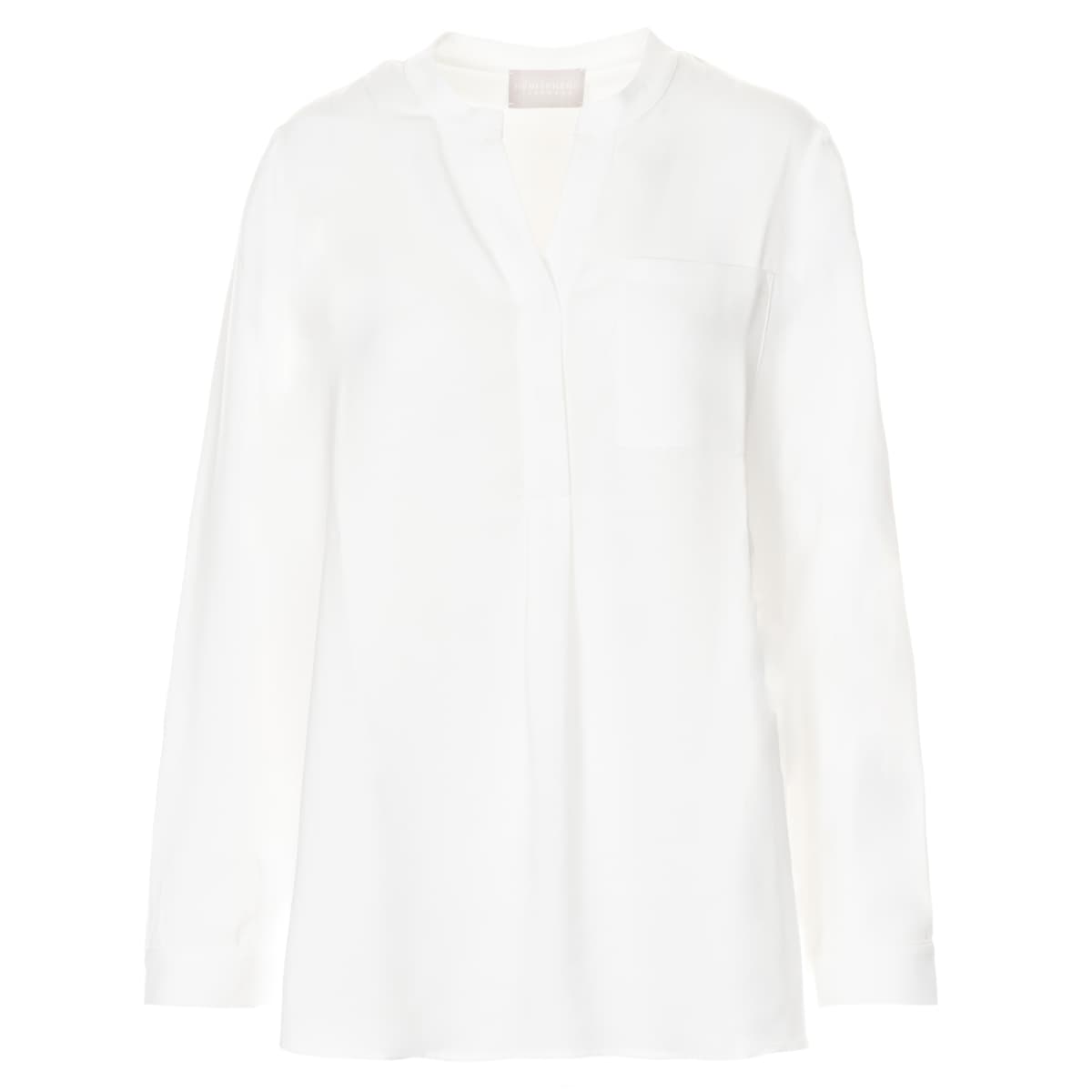 Bluse aus Viskose in Weiß