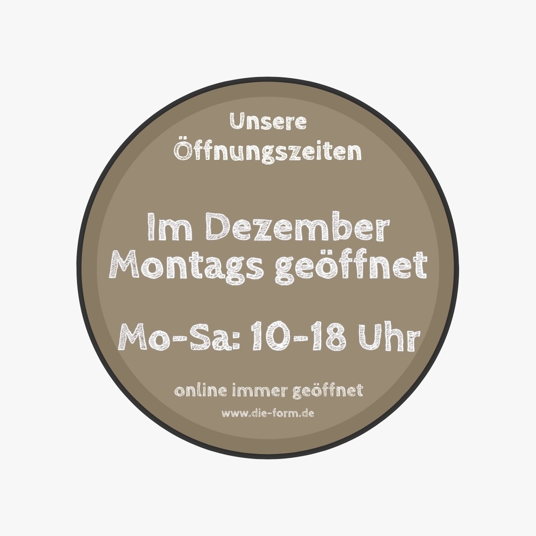 ÖFFNUNGSZEITEN IM DEZEMBER.