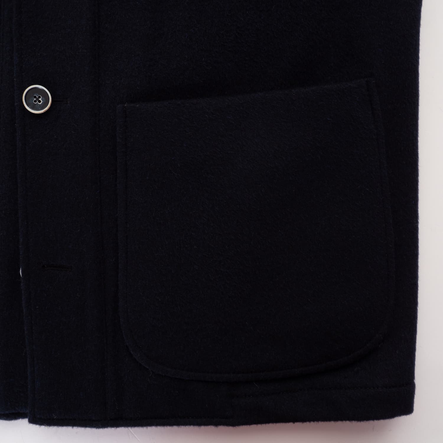 Overshirt Wolle Dunkelblau