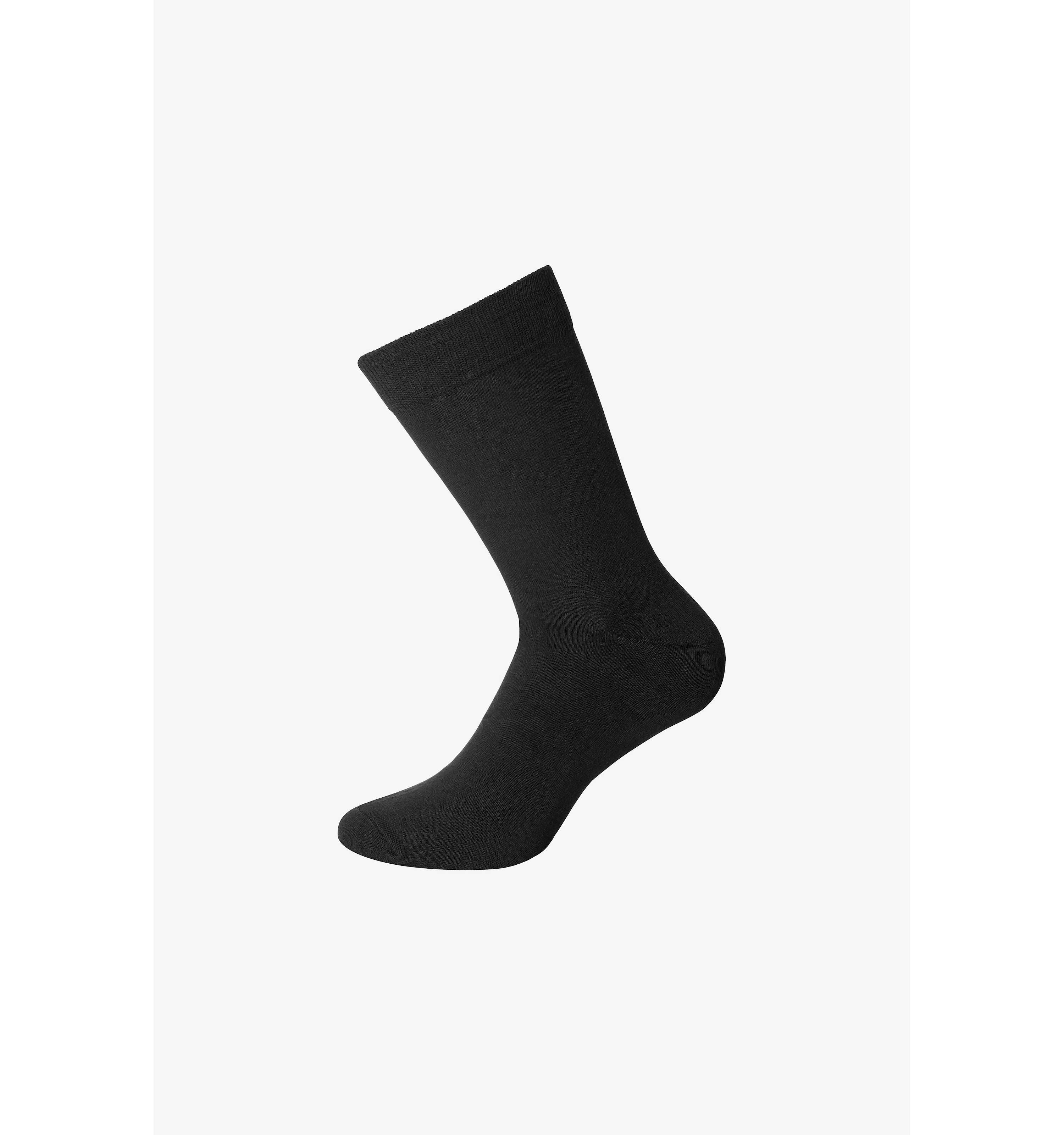 Baumwollsocken 5er-Pack Schwarz