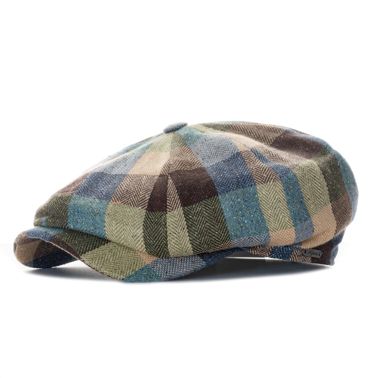 Newsboy Retro Cap Magee Tweed Patchwork