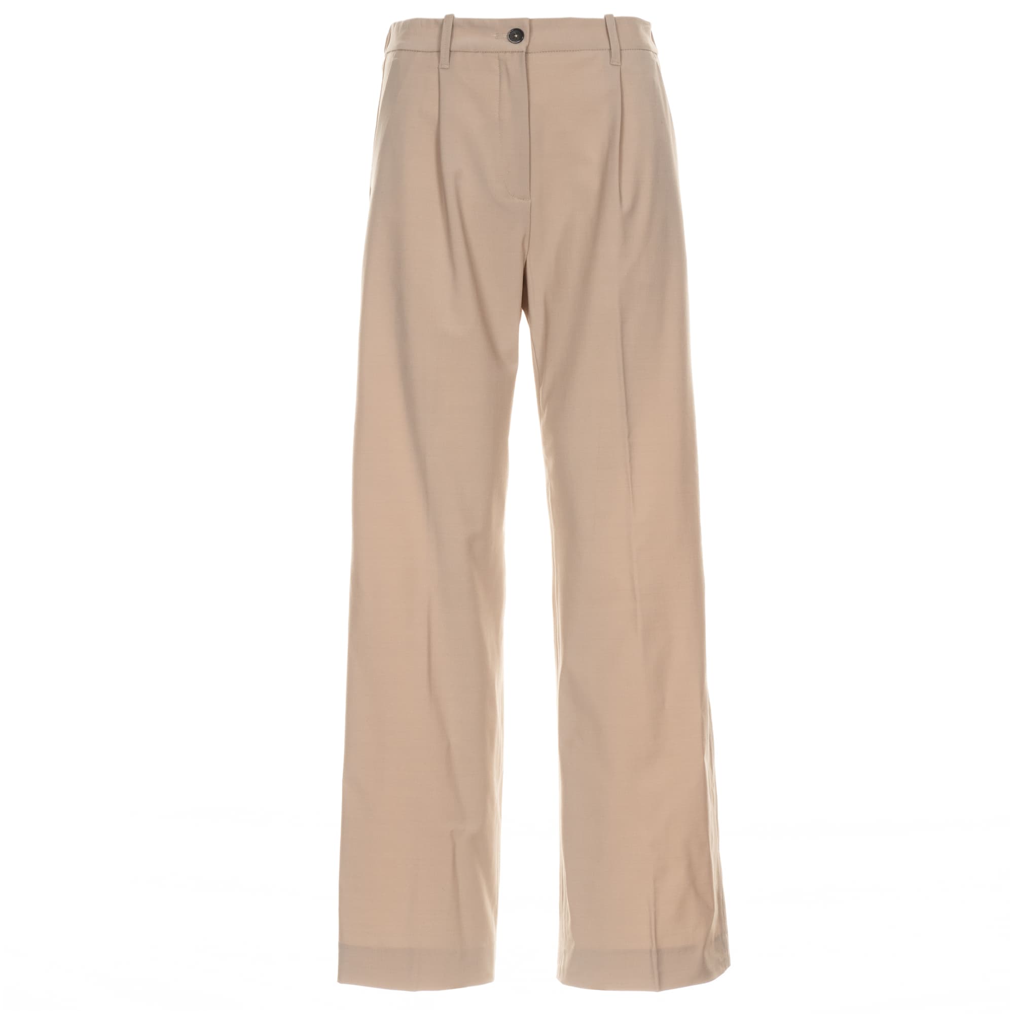 Hose Blenda aus Wolle Beige