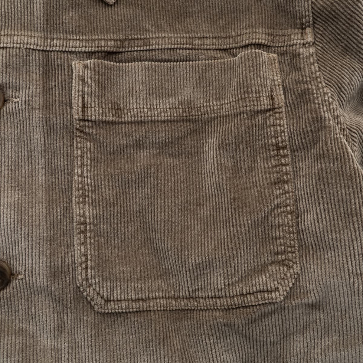 Work Overshirt Cord 721 Fossil