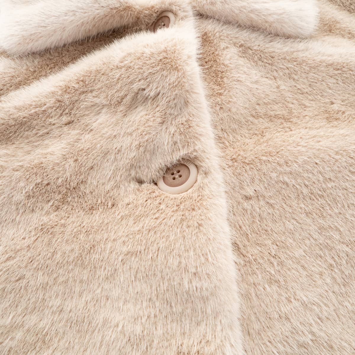 Faux-Fur Jacke Cajet Natur
