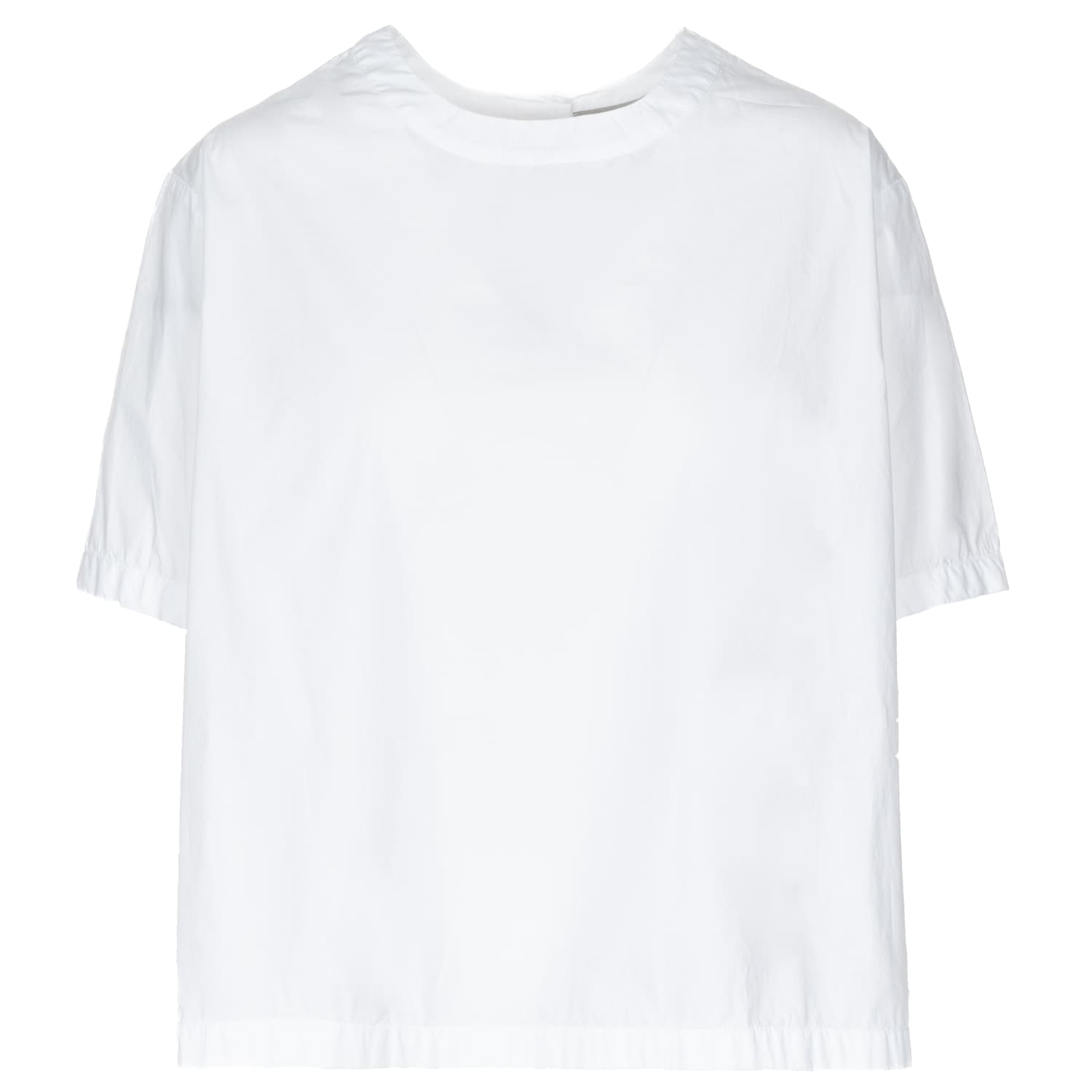 Kurzarm-Bluse aus Baumwolle