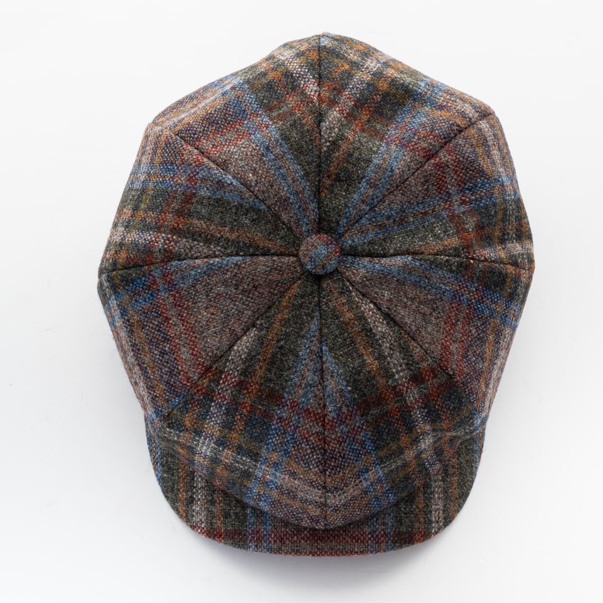 Newsboy Classic Cap Wolle Kariert