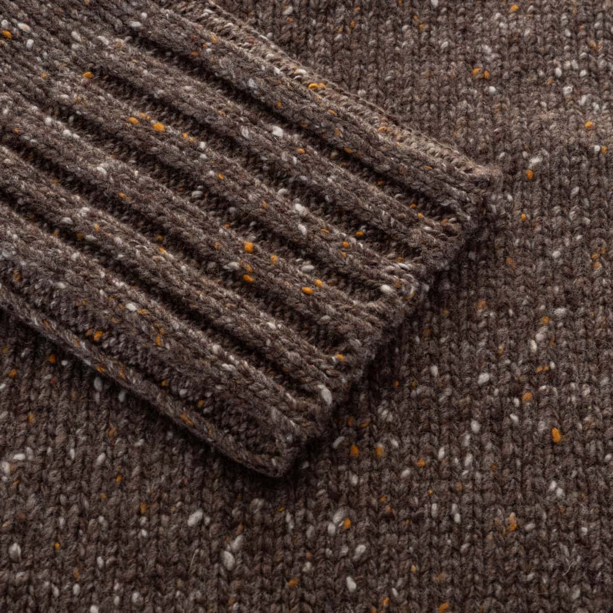 Cashmere Pullover Tweed Crew Neck