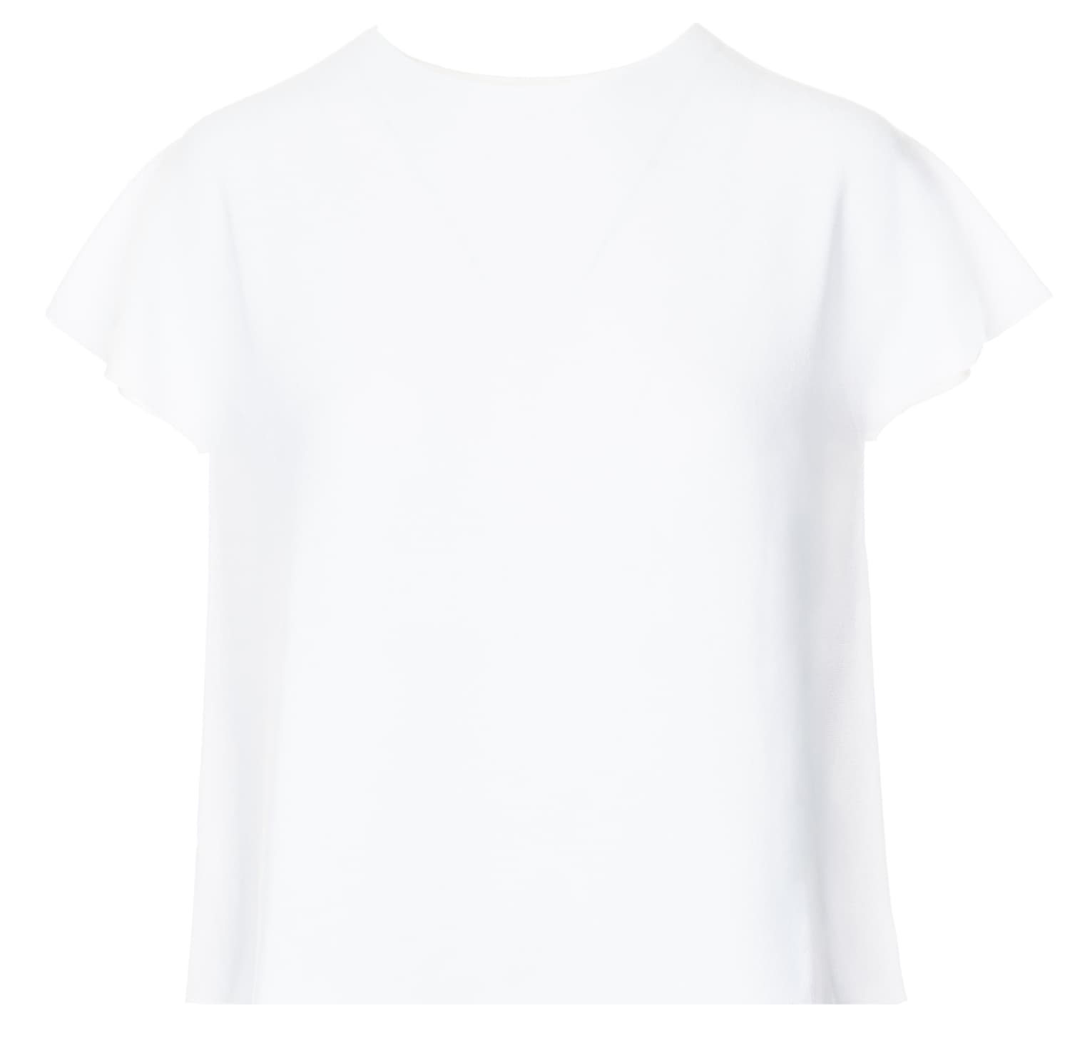 Ärmelloses Stricktop Weiß