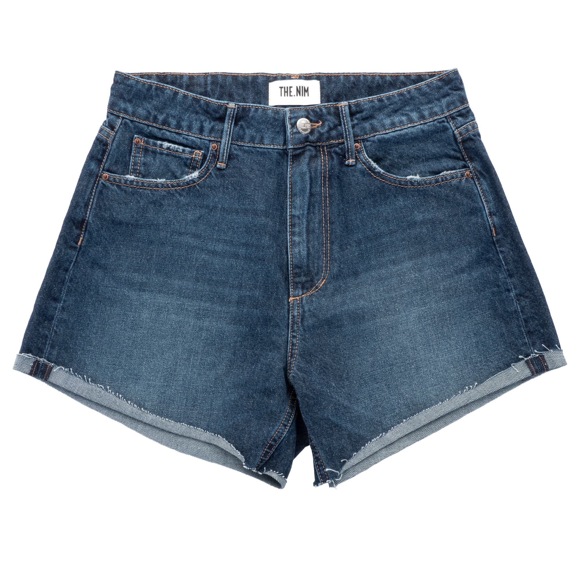 Jeans Shorts Raw Cut Blue Jeans Shorts Raw Cut Blue