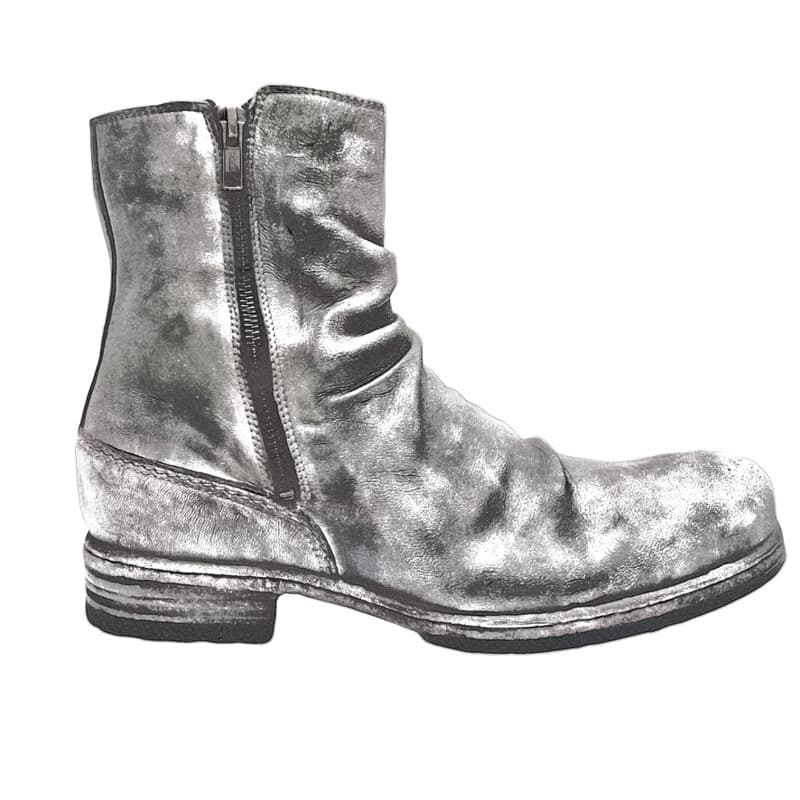 HERREN: 50268 Hoher Boot mit 2 Reißverschlüssen und Falte