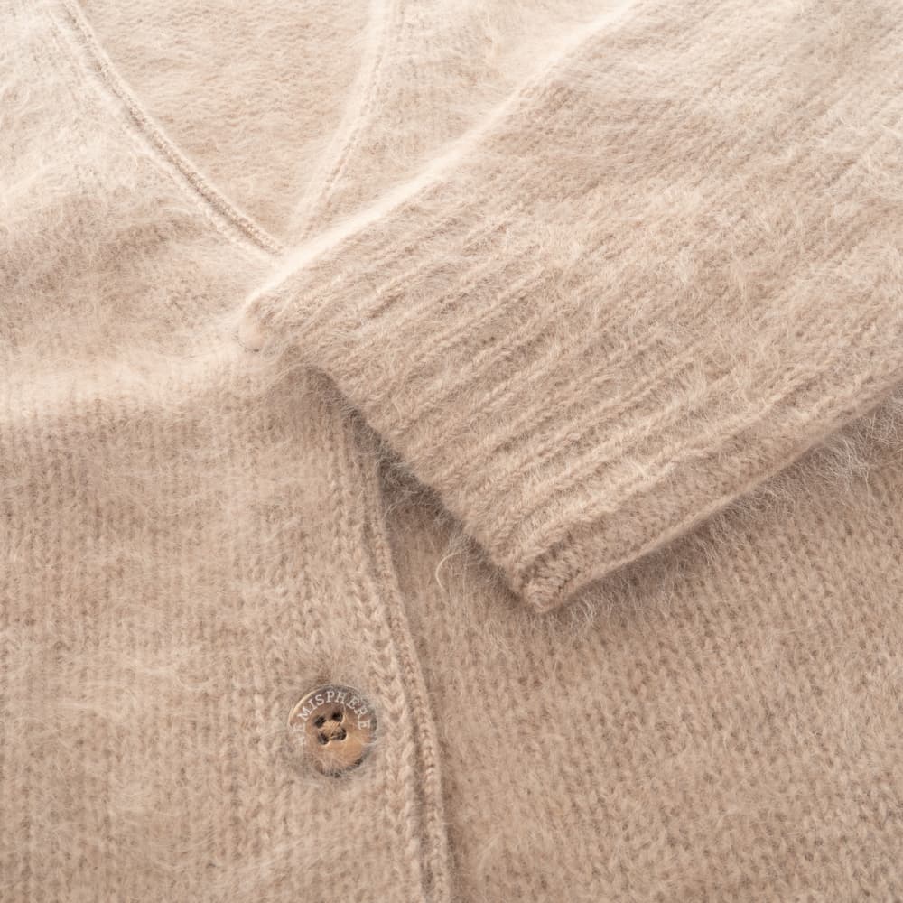 Kaschmir-Cardigan Beige