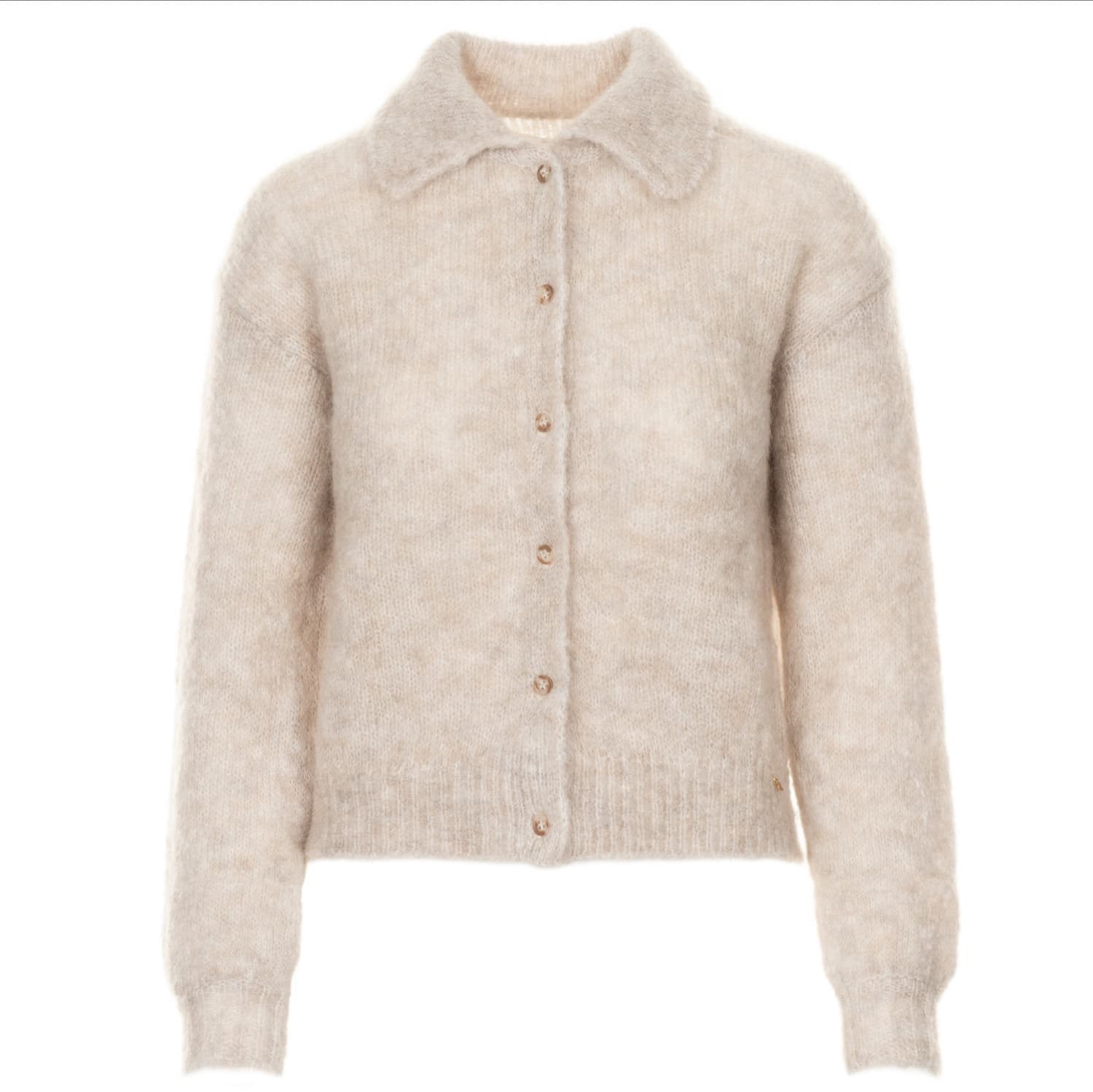 Strickjacke Alpolo Latte