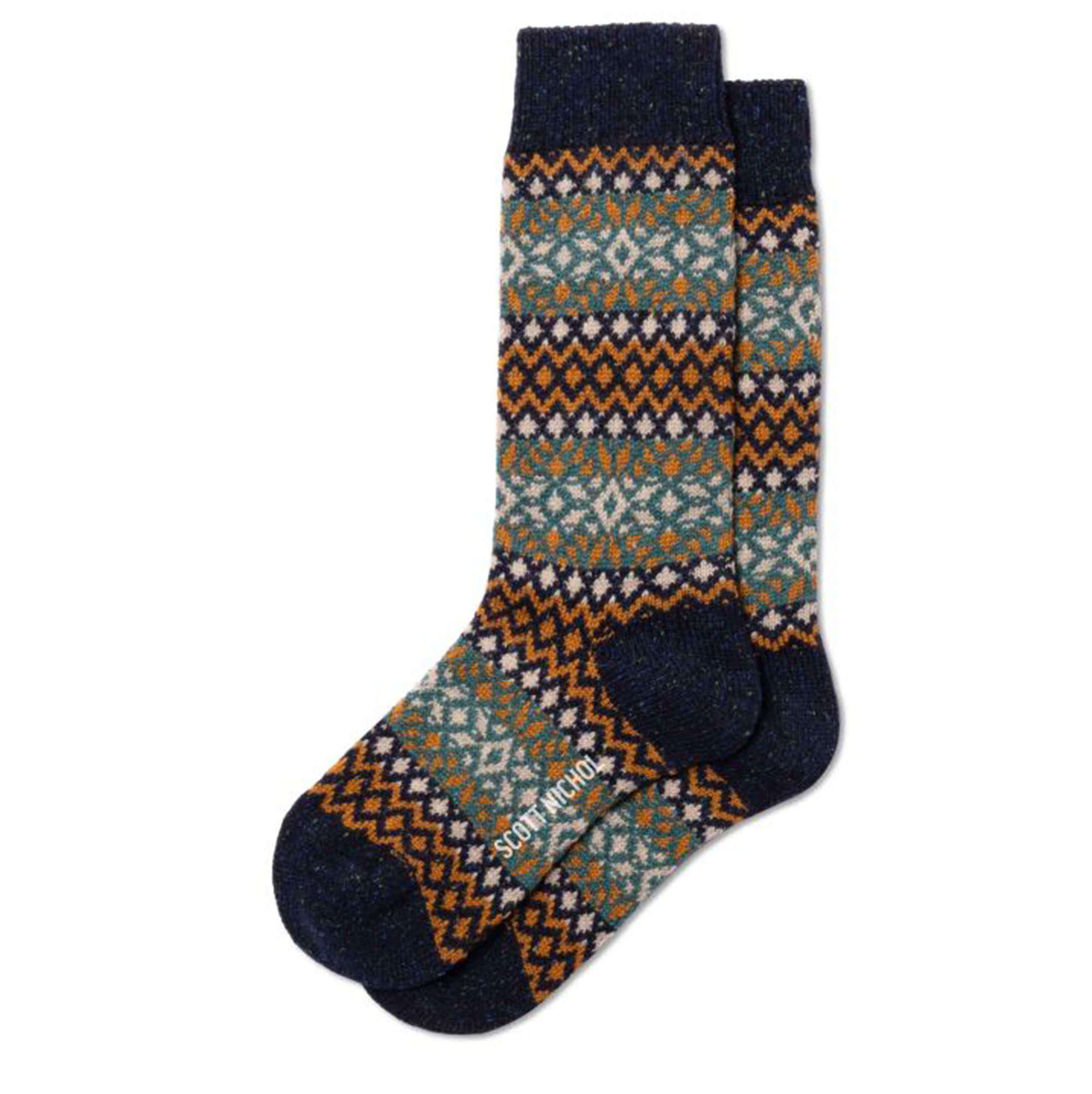 Socken Fellcroft Scott-Nichol-ys1026-fellcroft-006-Navy-Fleck