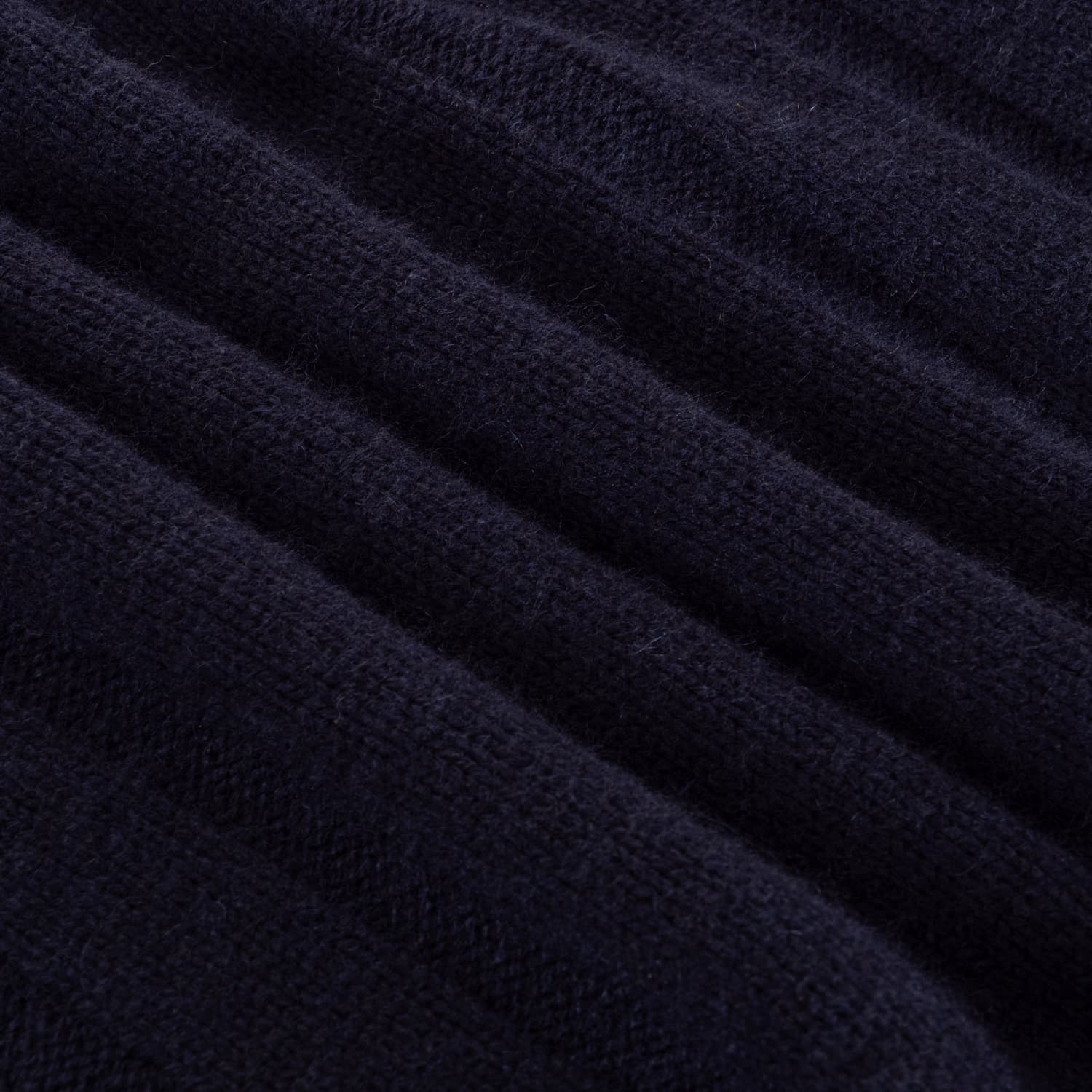 Rippstrick-Pullover V-Neck