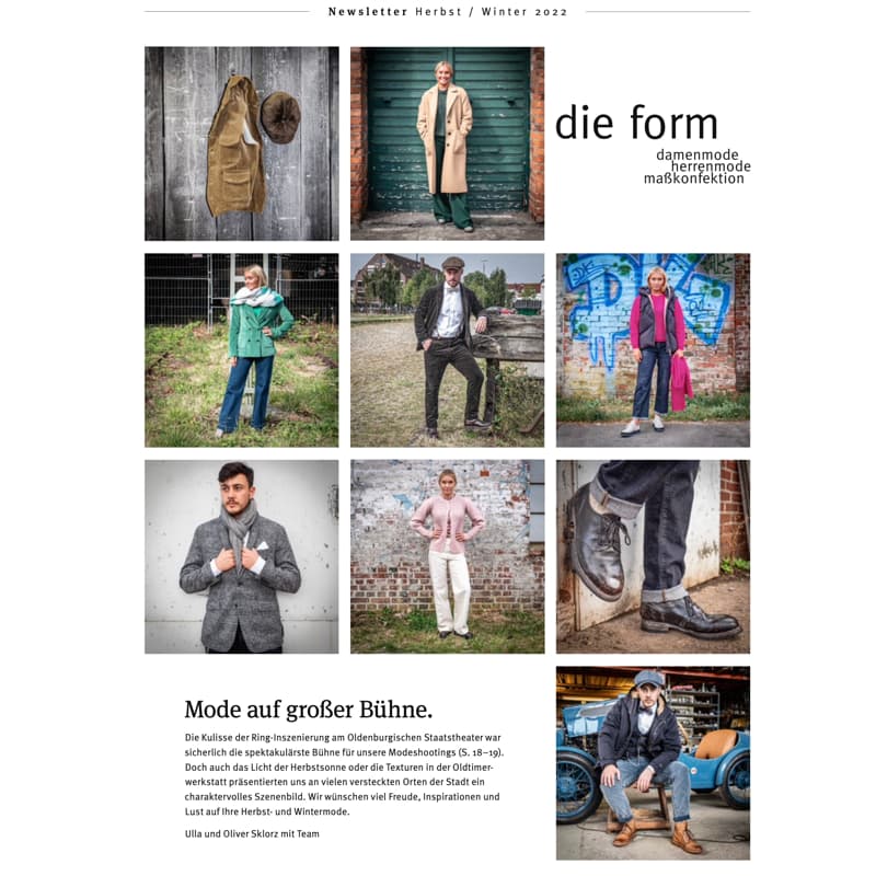 Der Newspaper Herbst / Winter 2022/23 ist da! die-form-a4-newszeitung
