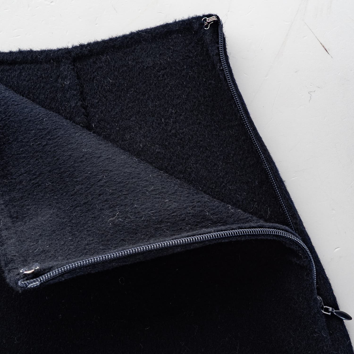 Kurzer Wollrock Golda in Marine/Navy