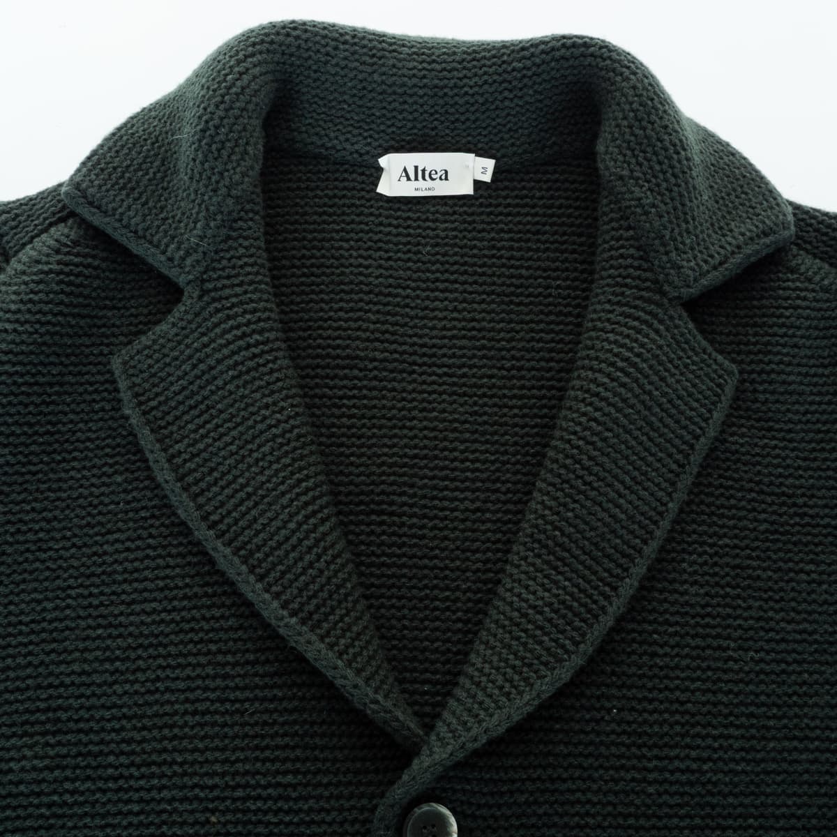 Grobe Strickjacke aus Schurwolle
