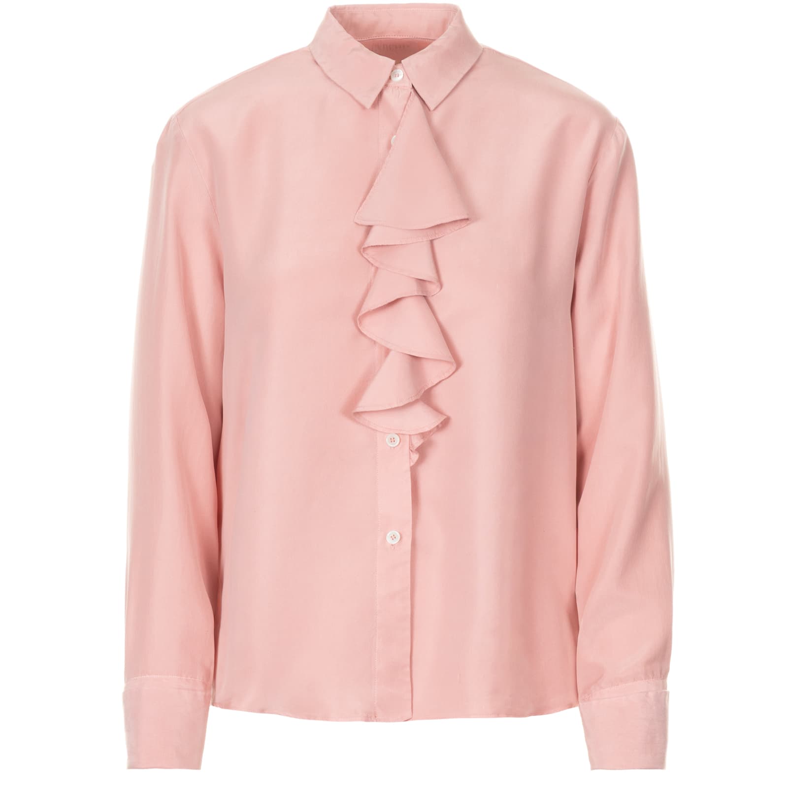 Seidenbluse Julie mit Volant