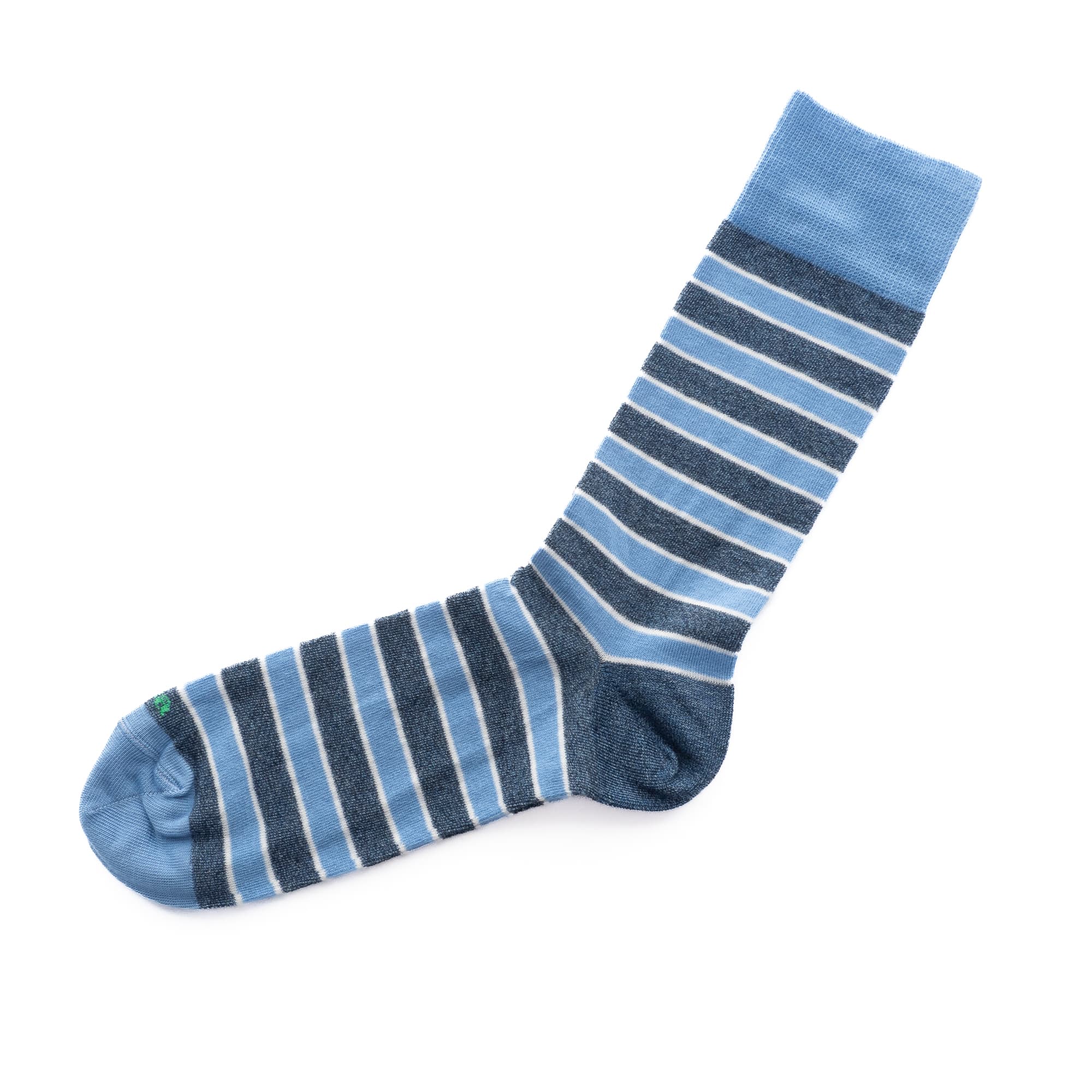 Socke Blau Gestreift