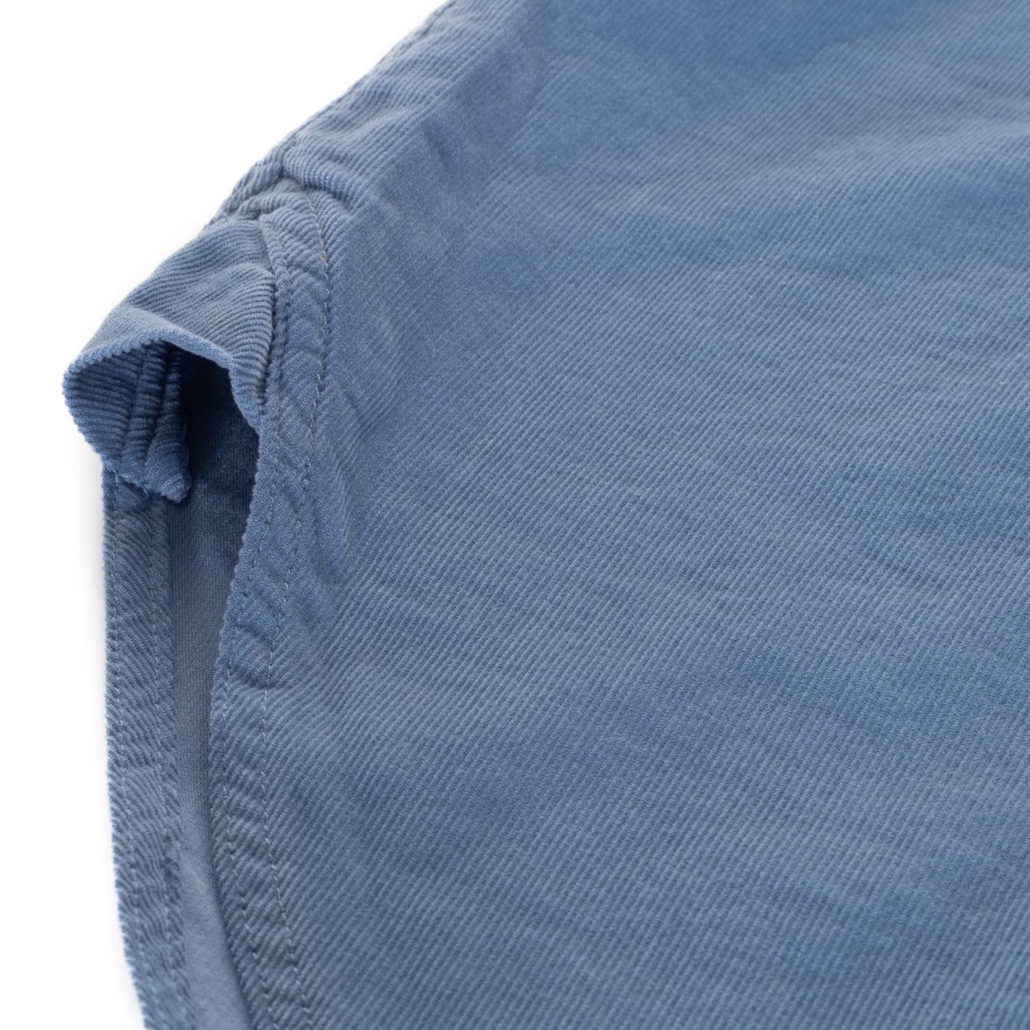 Feincordbluse mit Stehkragen