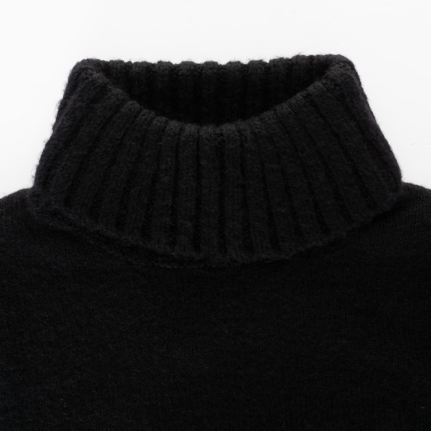 Rollkragen Pullover Wolle-Kaschmir