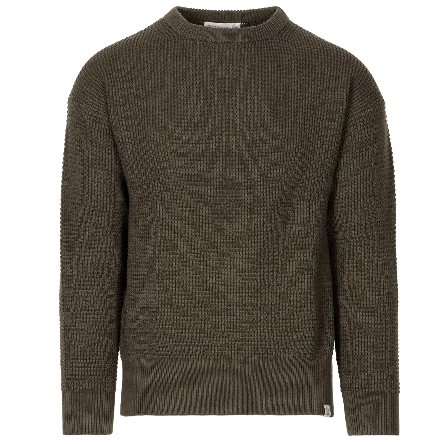 Cotton-Cashmere Sweater Waffelstruktur