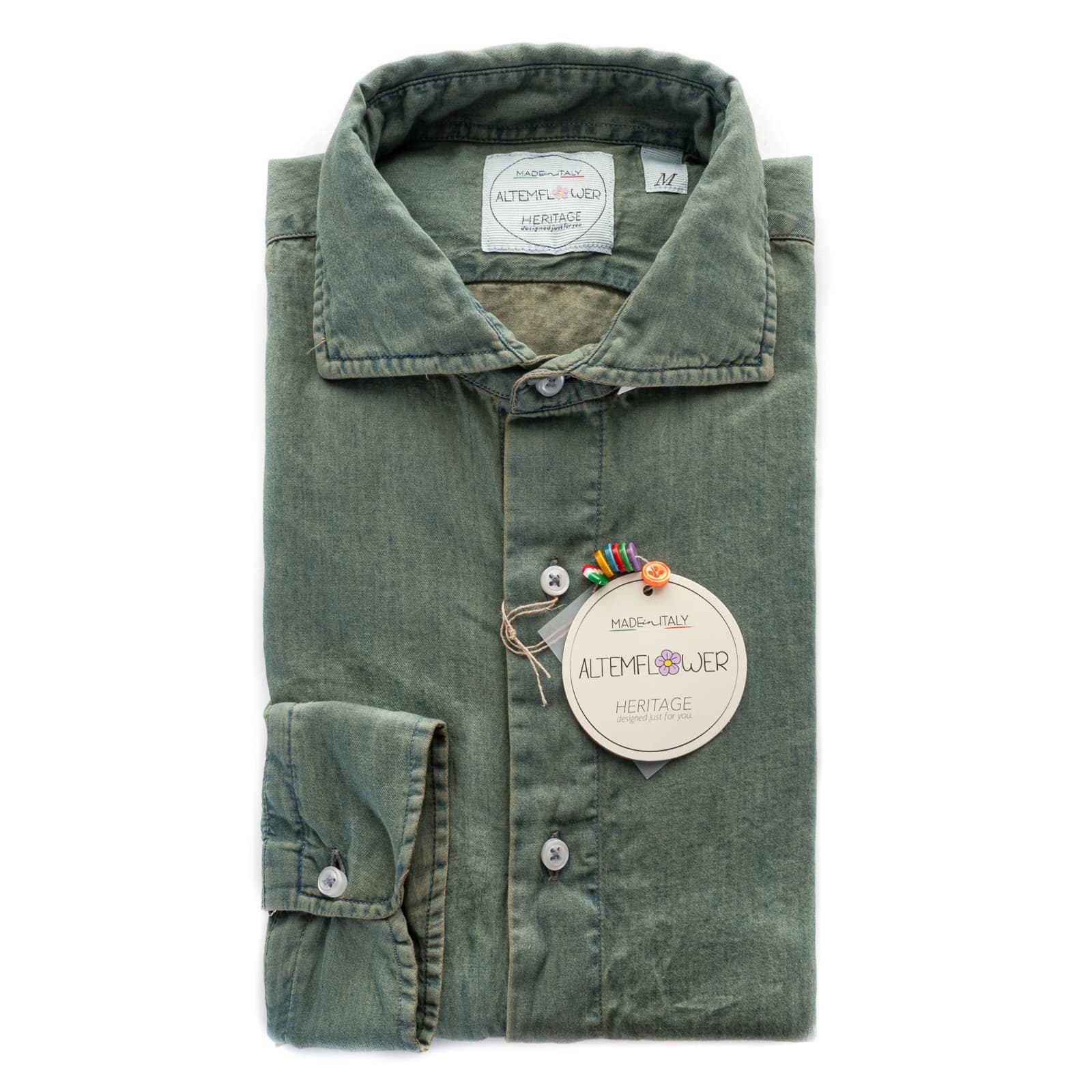 Hemd Positano Vintage Evergreen Hemd Positano Vintage Evergreen