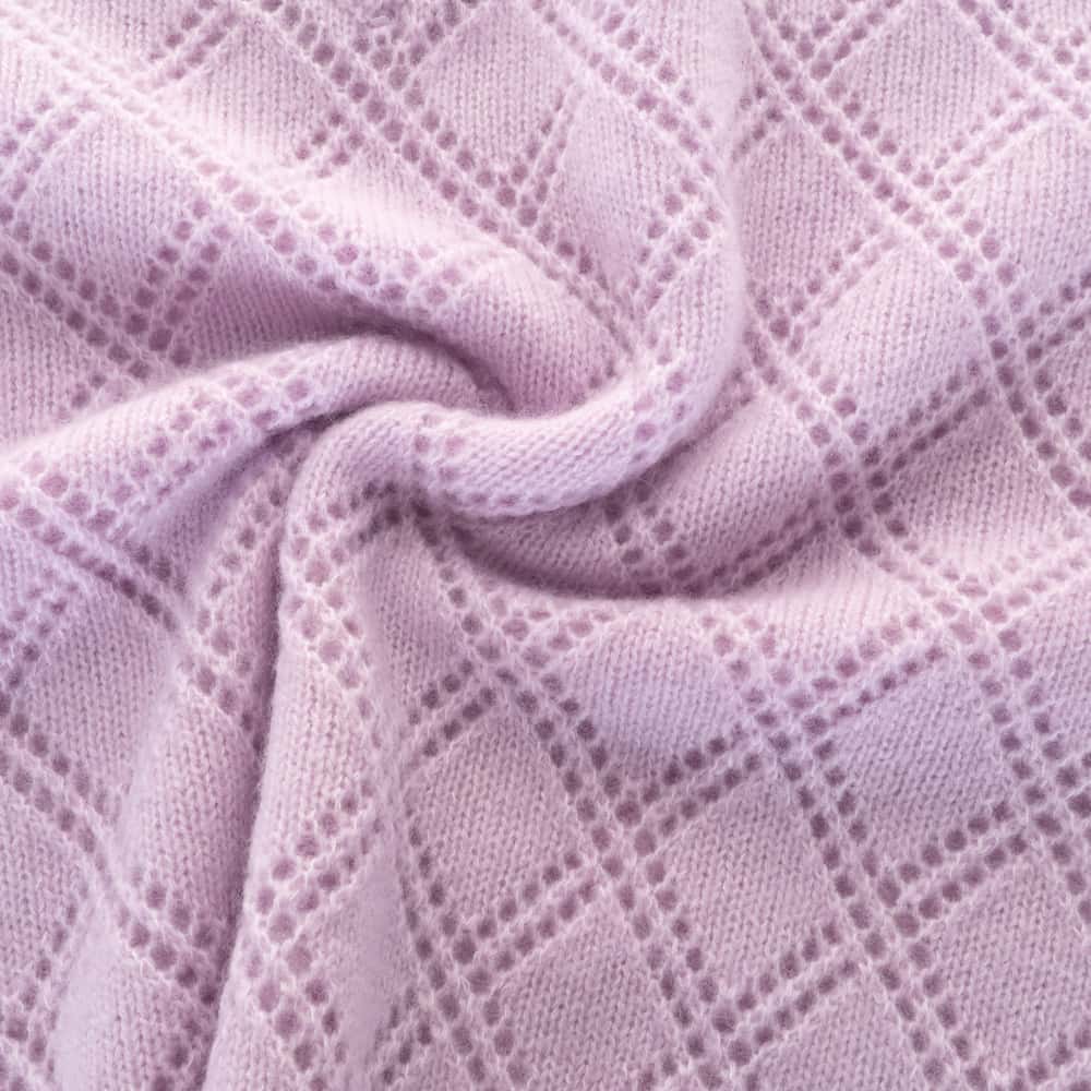Kaschmir Strickpullover mit V-Ausschnitt