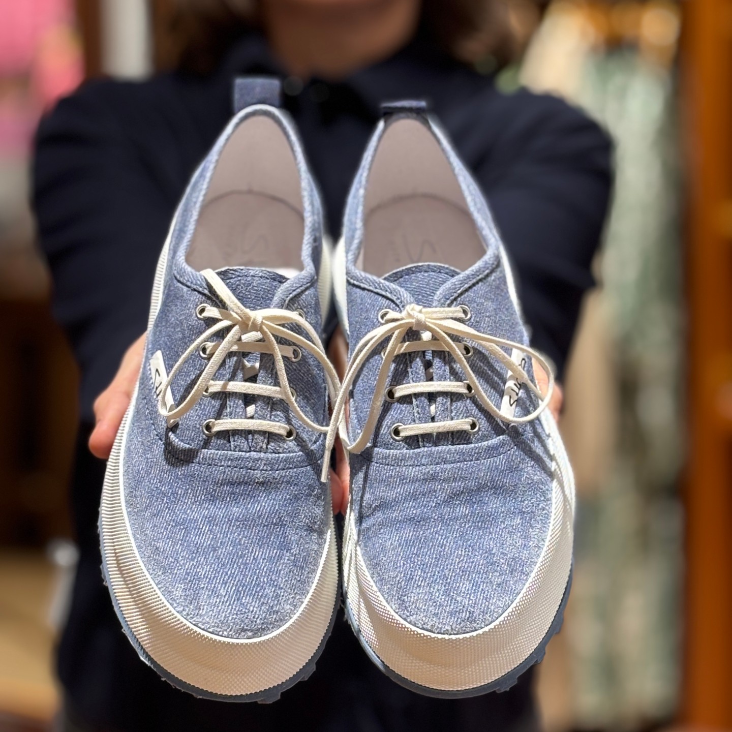Wir empfehlen - "Damen Denim Sneaker 6424 Jeans".