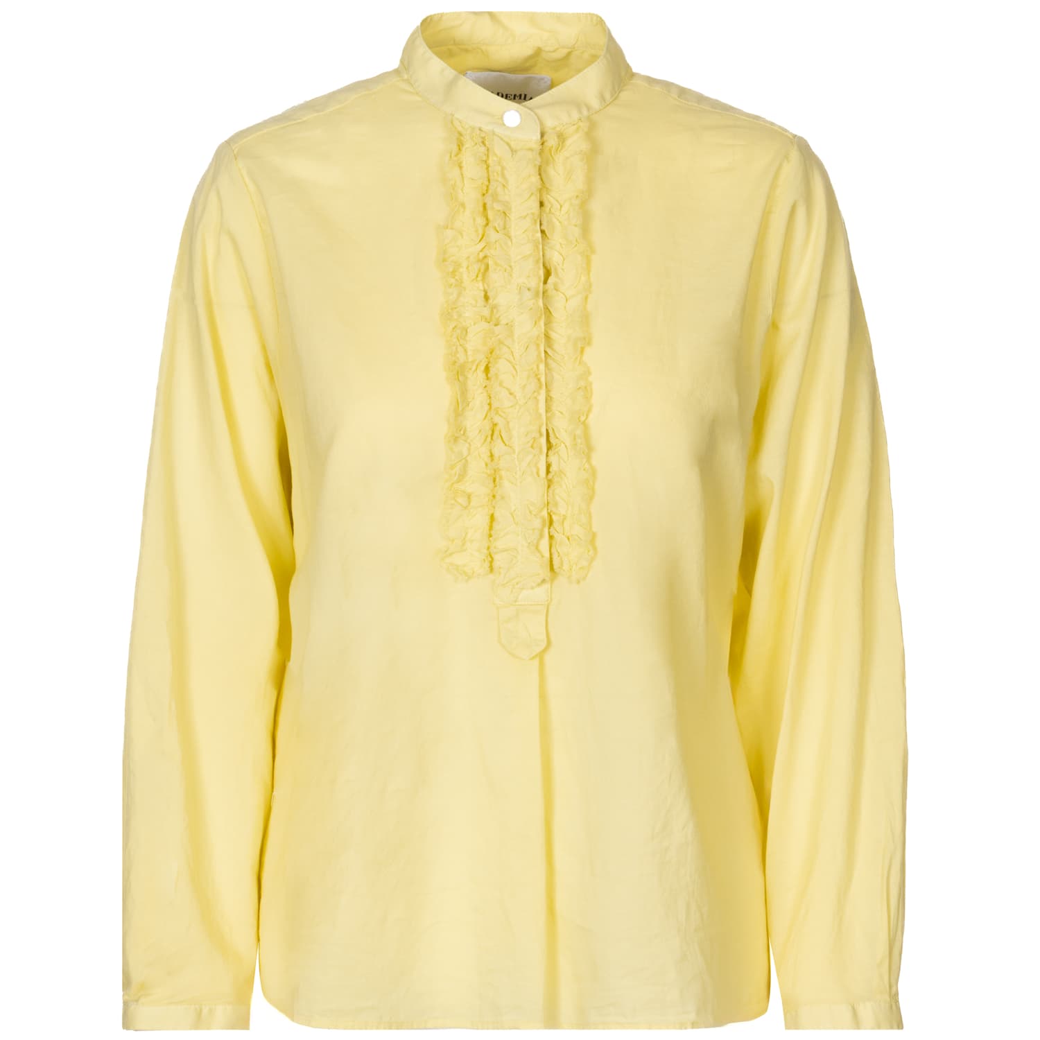 Baumwollbluse Camilla Gelb