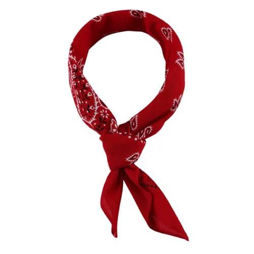 Bandana Paisley Baumwolle Rot