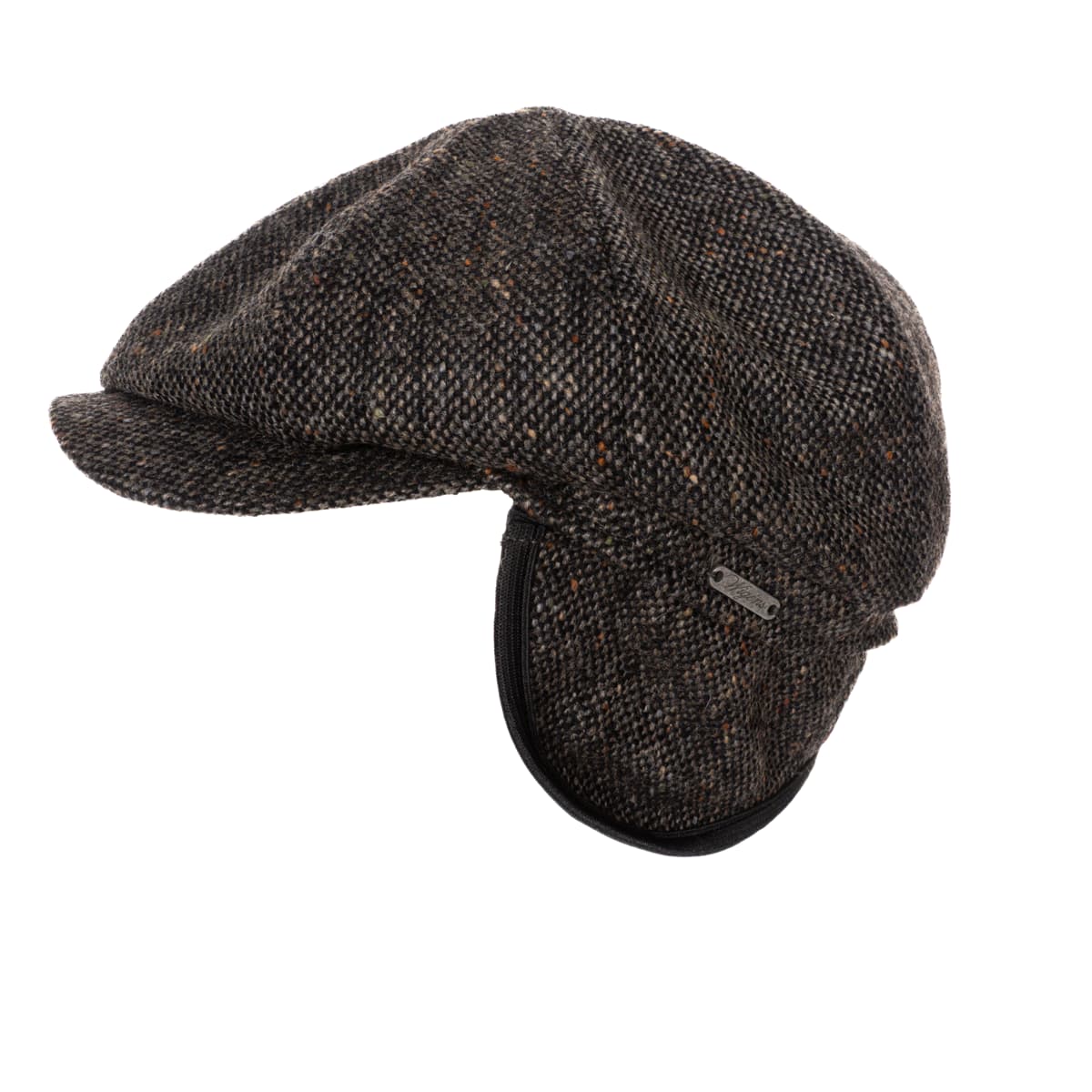 Newsboy Classic Cap Fischgrät Ohrenklappen