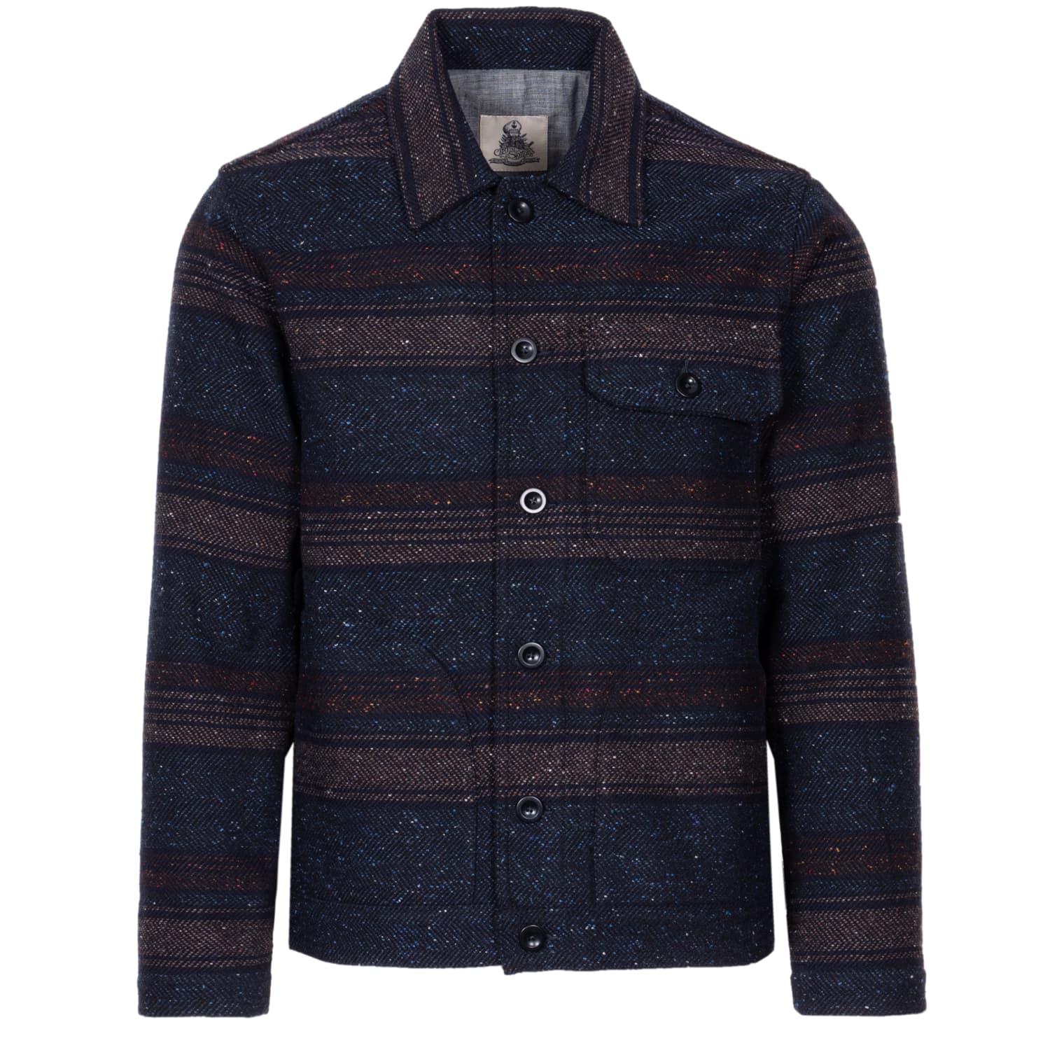 Carpenter Jacket Blau Gestreift