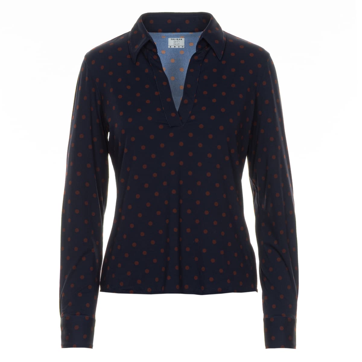 Skin Like Bluse Allover Print Skin Like Bluse Allover Print