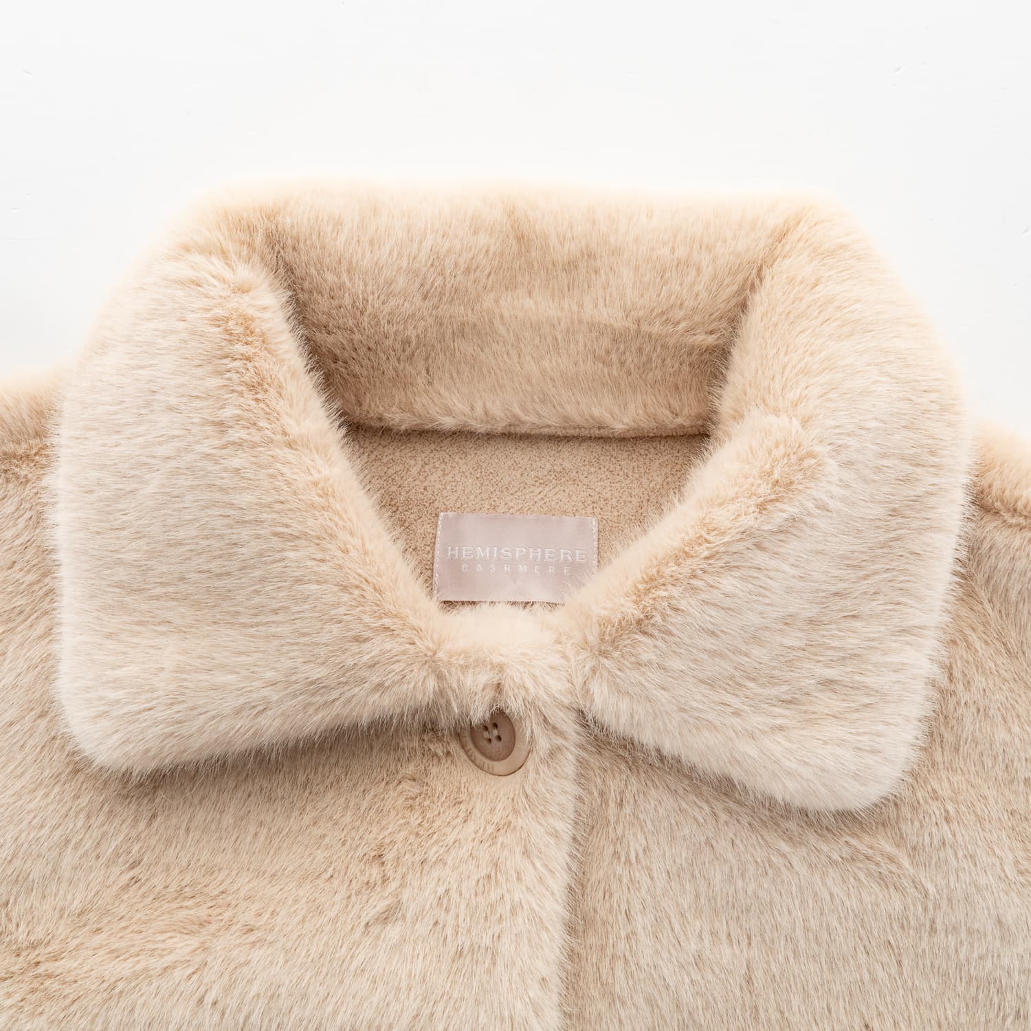 Faux-Fur Jacke Cajet Natur