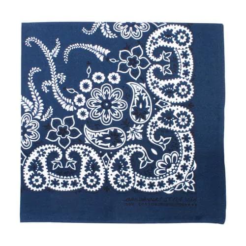 Bandana Paisley Baumwolle Navy