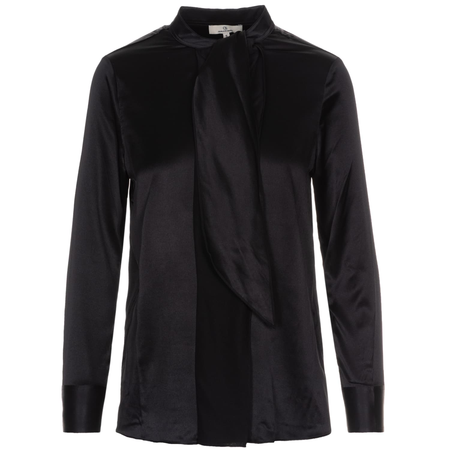 charlotte-Sparre-3216-neck-tie-blouse-black-1-von-4 charlotte-sparre-3216-neck-tie-blouse-black-1-von-4