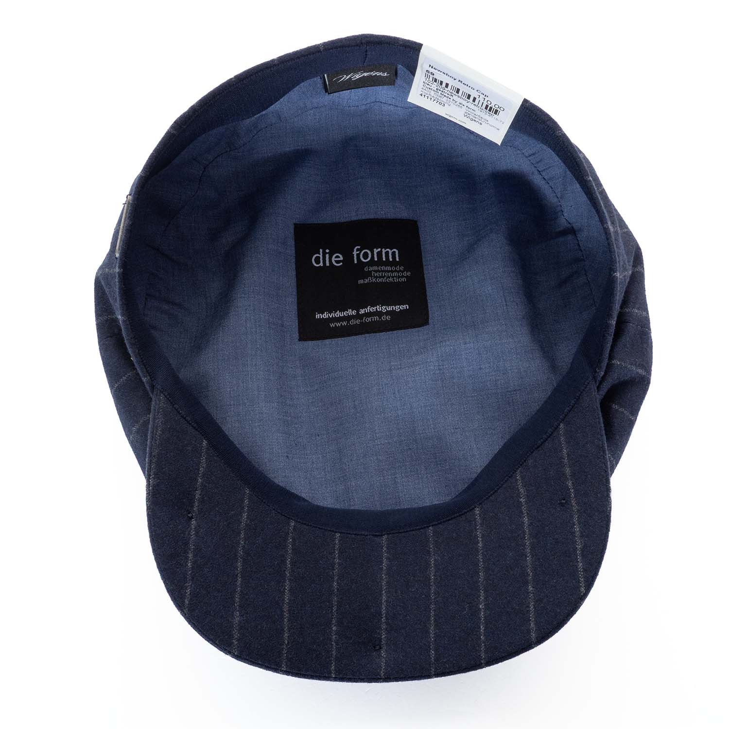 Newsboy Retro Cap Nadelstreifen