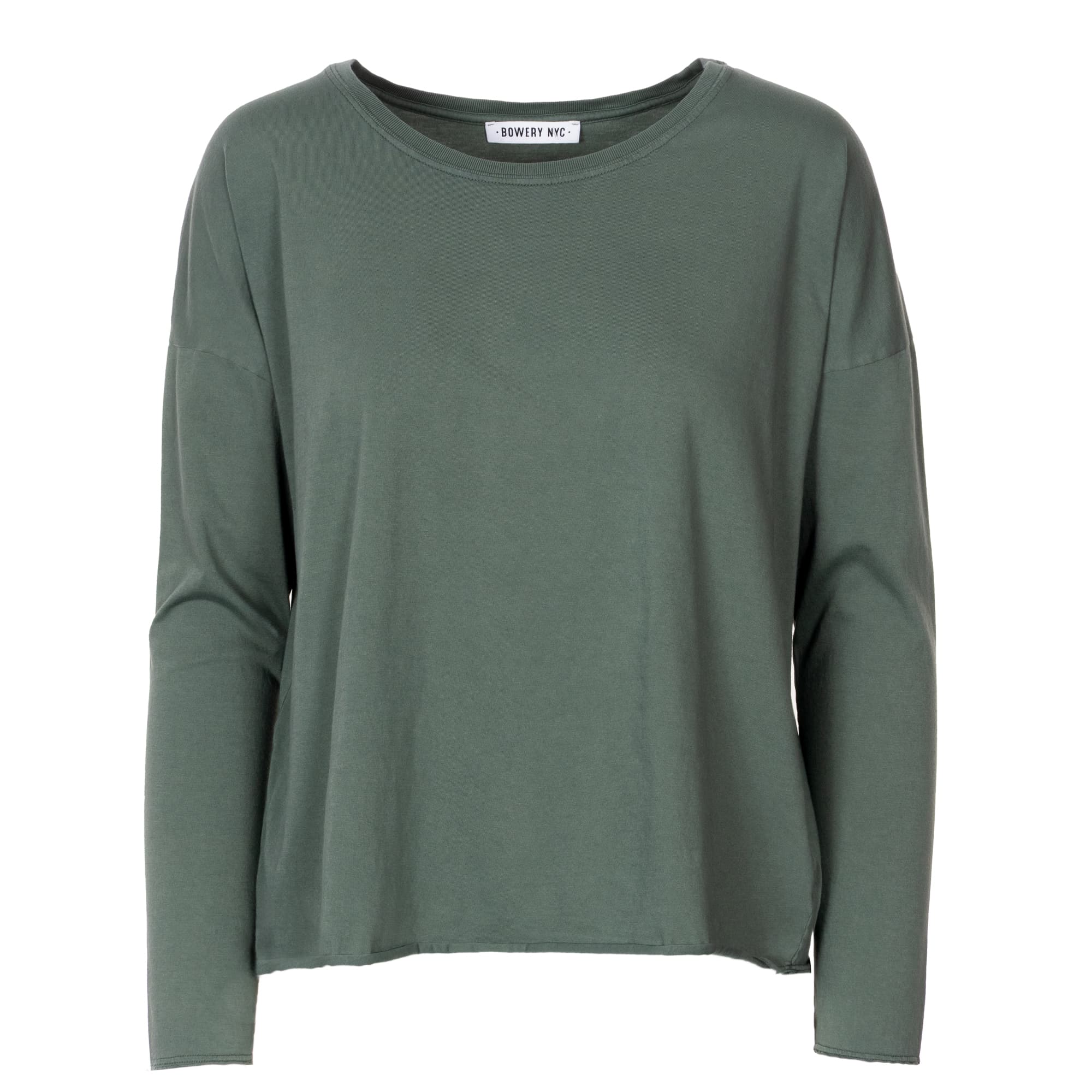 Longsleeve Baumwolle Boxy Cut