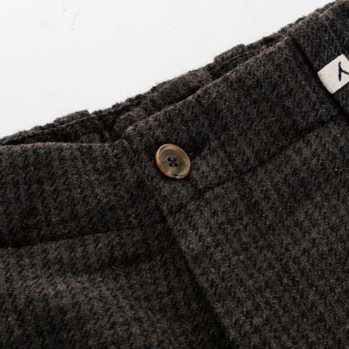 Bundfaltenhose Hahnentritt