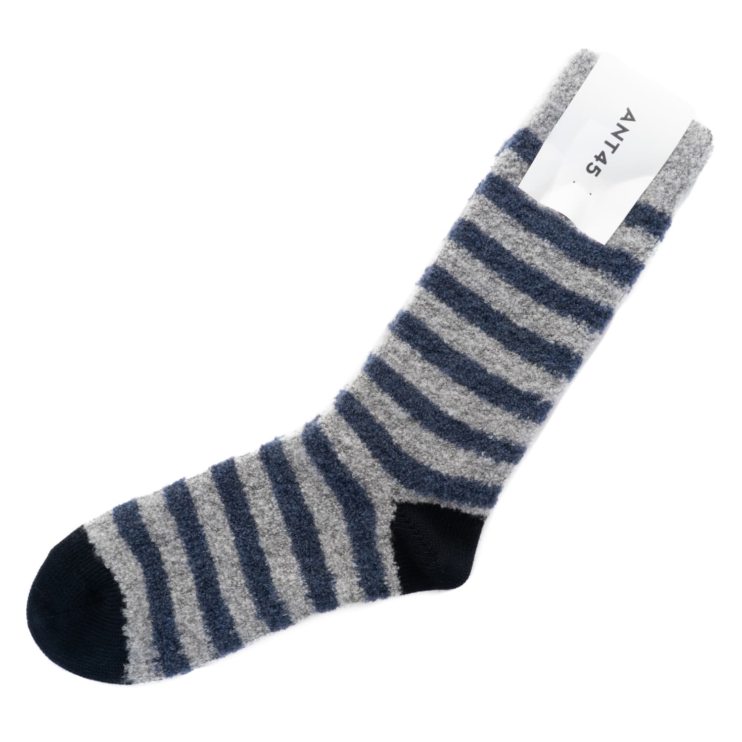 Wollsocken mit Streifen