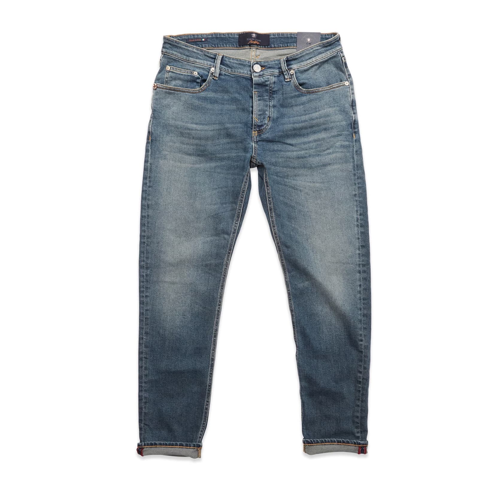 Vinci Antique Jeans Mid Blue Denim