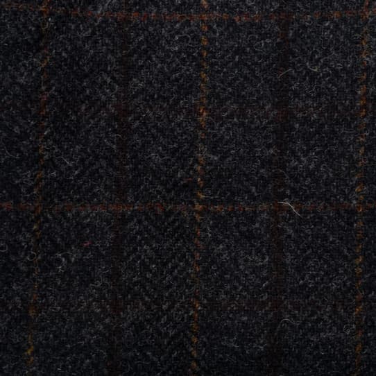 35: Softer Woll-Tweed mit Überkaro