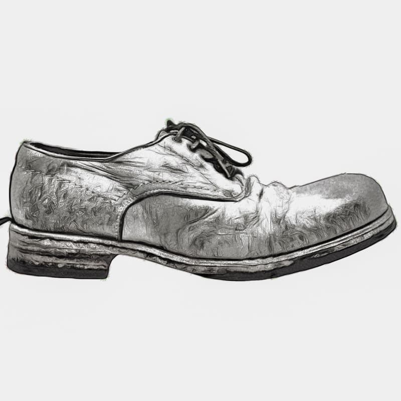 DAMEN: 7447 Halbschuh mit Falte