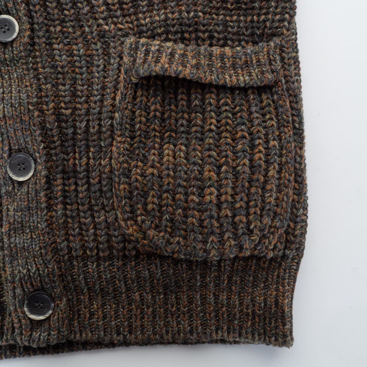 Grobstrickjacke aus Schurwolle