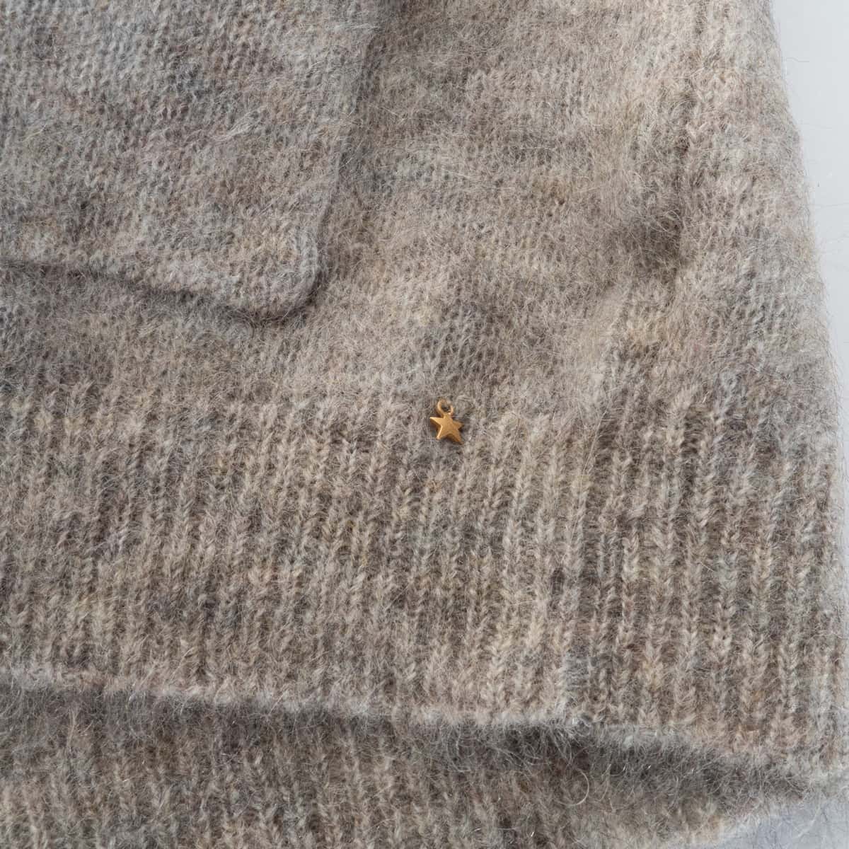 Mohair-Strickjacke Aliocha