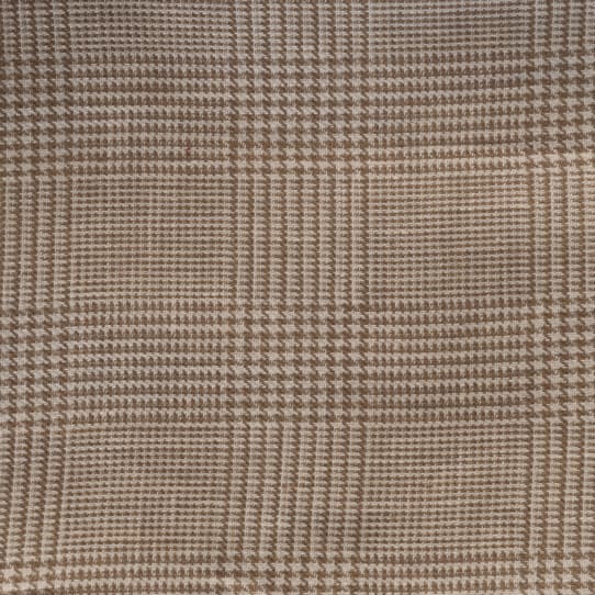 76: Leichtes Schilfgrünes Glencheck 100% Leinen Magee